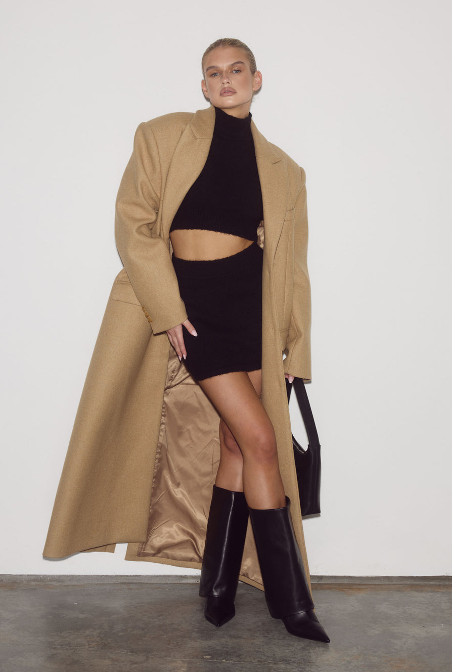 THE PEARL BLACK SKIRT