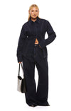 THE WATSON DARK INDIGO SHIRT | model