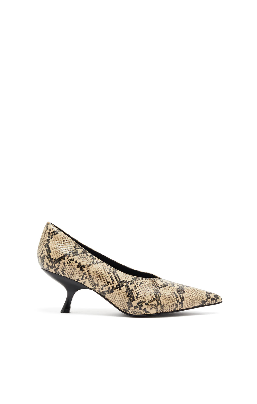 THE HILTON SNAKE HEEL | ghost