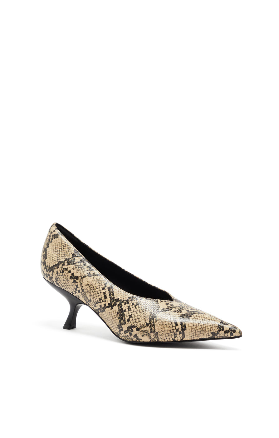 THE HILTON SNAKE HEEL