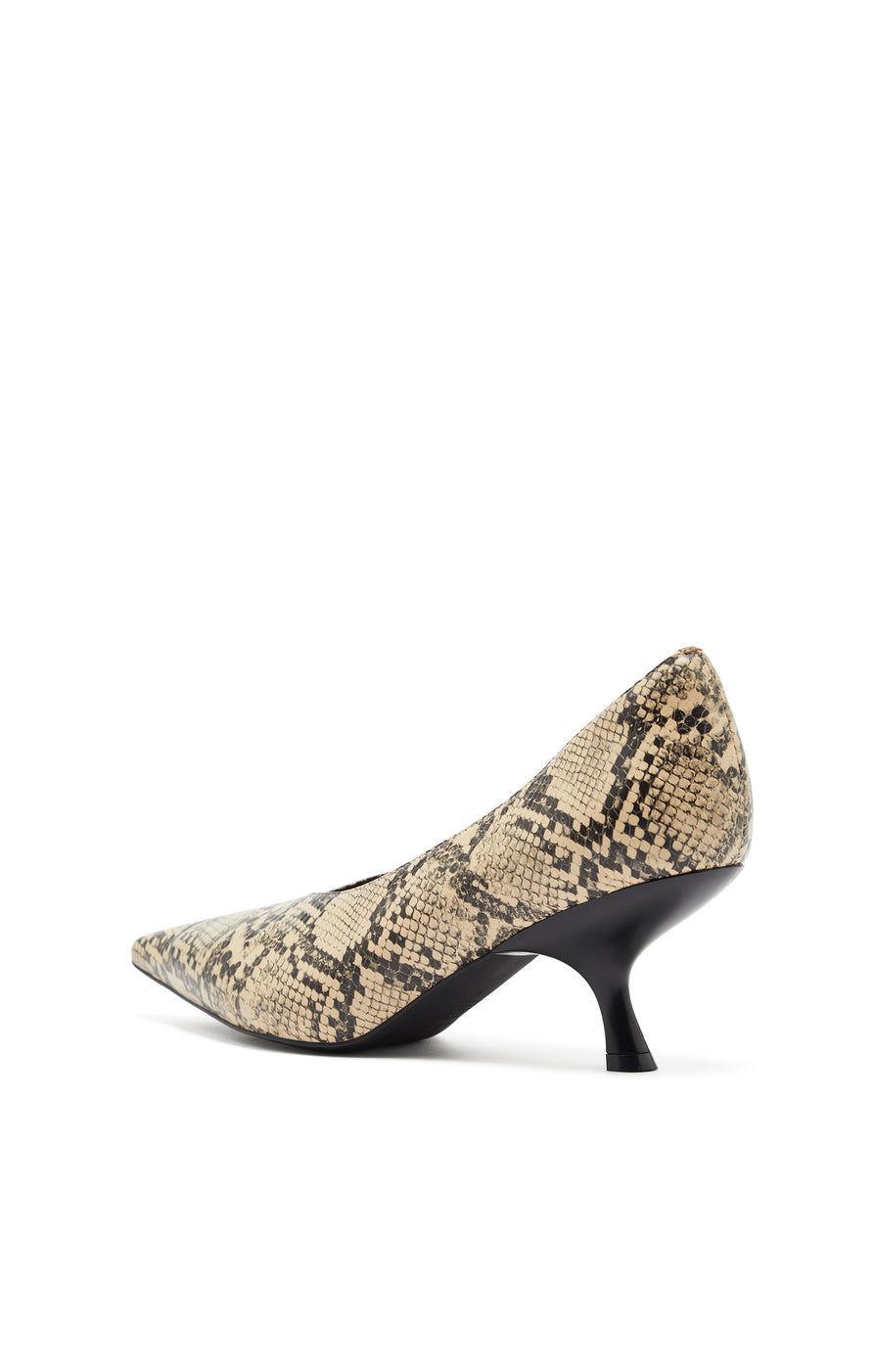 THE HILTON SNAKE HEEL