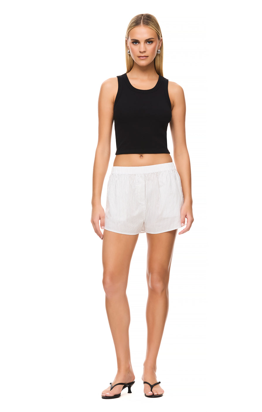 THE BENTLEY STRIPE BOXER SHORT | model