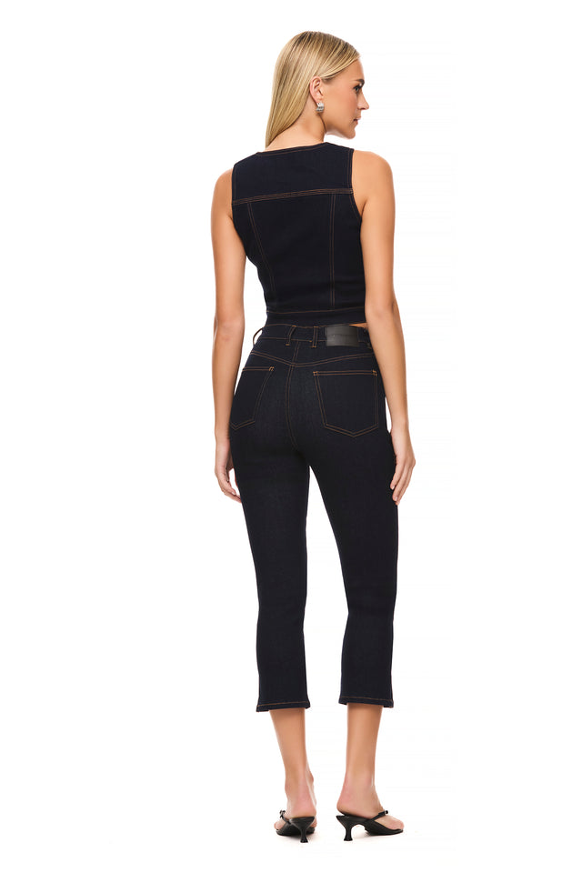 THE RINA DARK BLUE CAPRI
