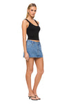 THE MORGAN MID BLUE SKIRT