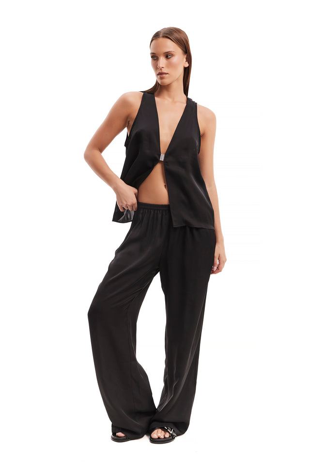 THE LANA VEST BLACK