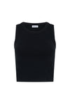THE POLLY BLACK TANK TOP | ghost