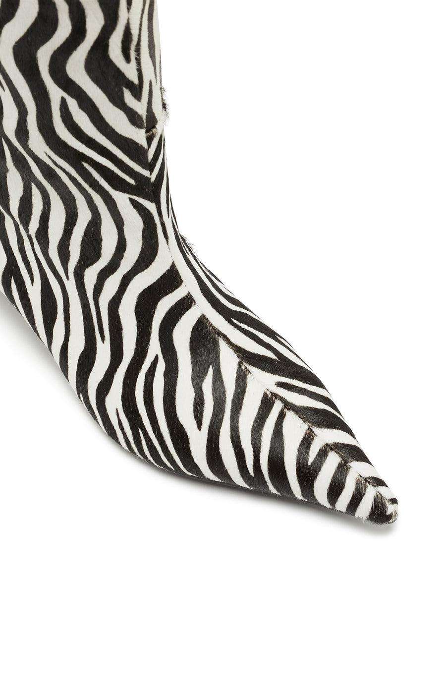 THE STACEY ZEBRA BOOT | GHOST