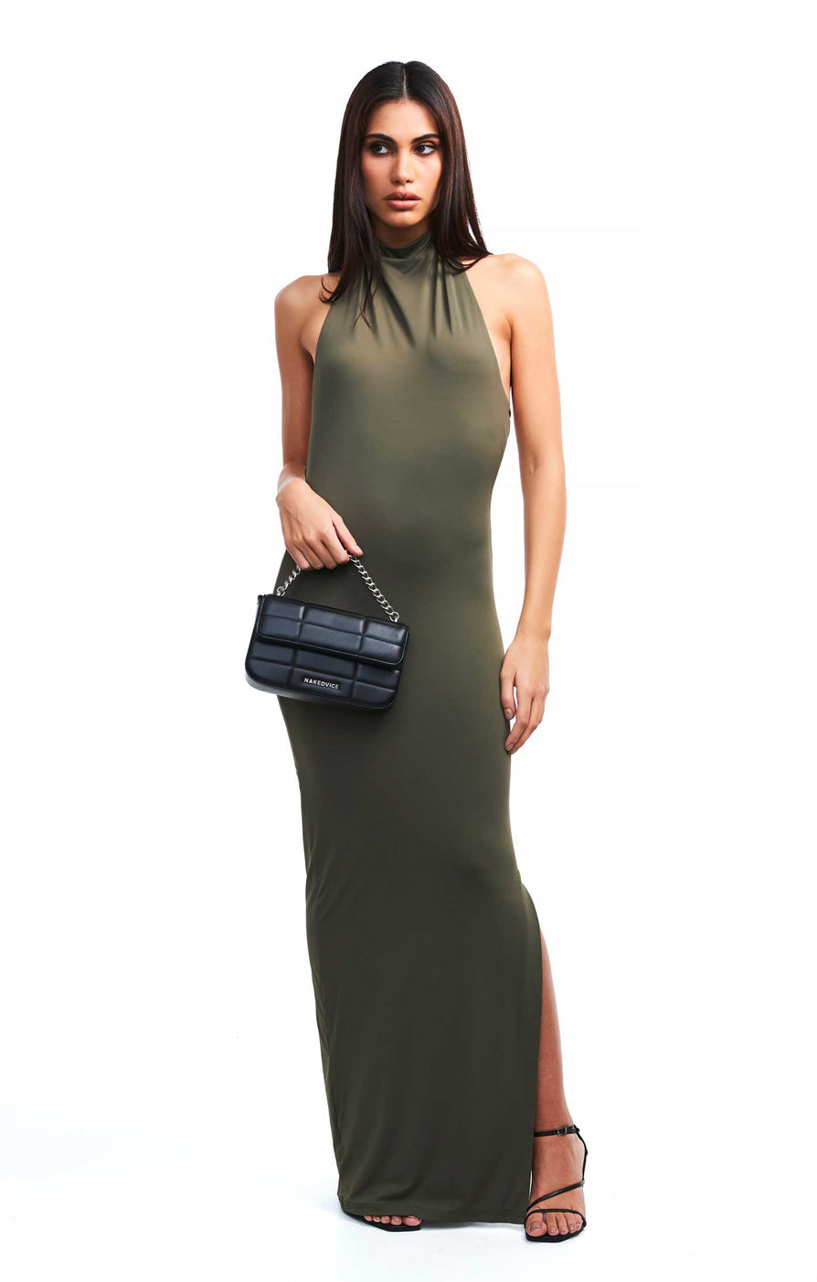 THE CANDICE MAXI DRESS MOSS | model