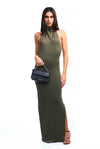 THE CANDICE MAXI DRESS MOSS | model