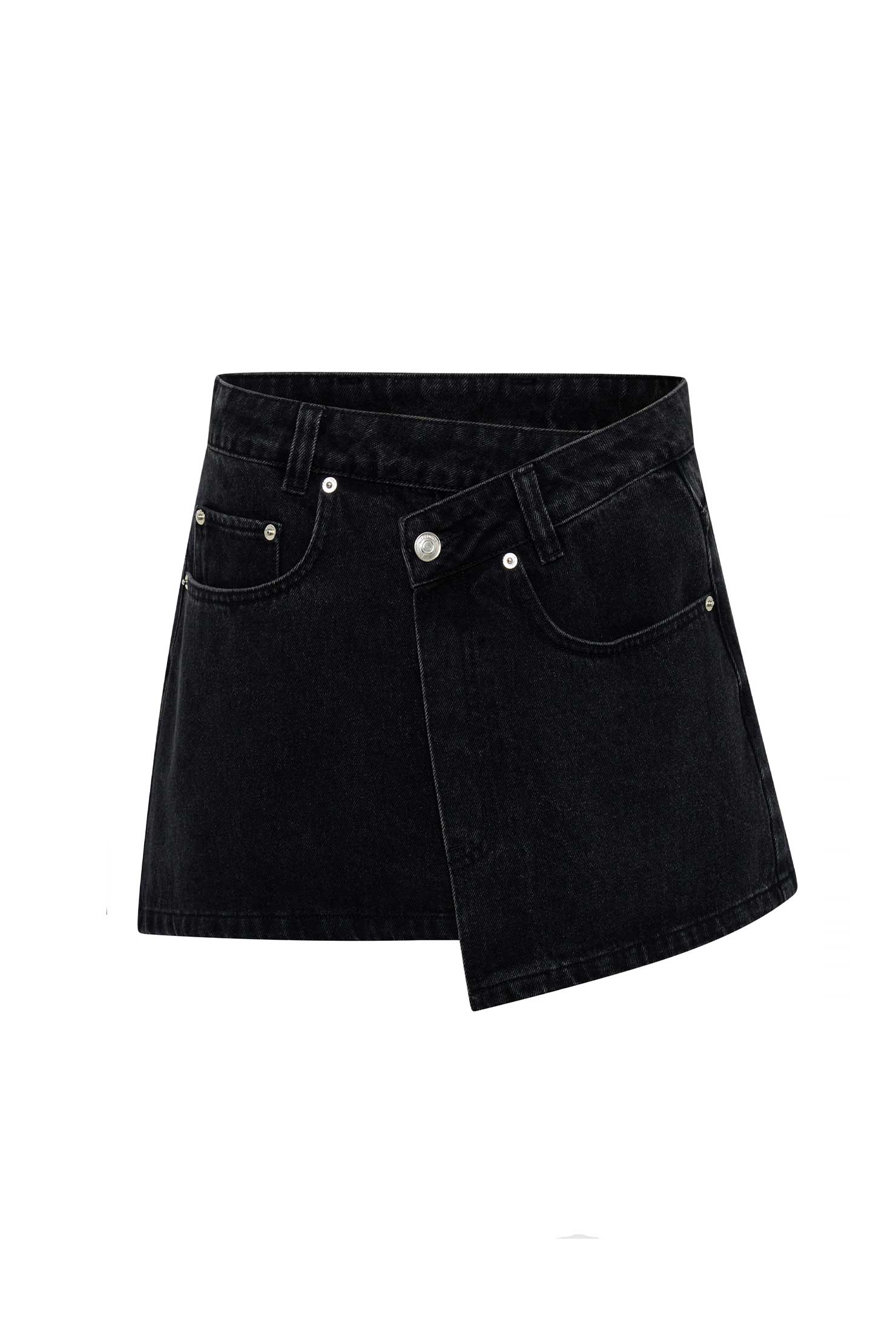 Nakedvice The Sana Black Denim Mini Skirt Women's Skirts - Main Image