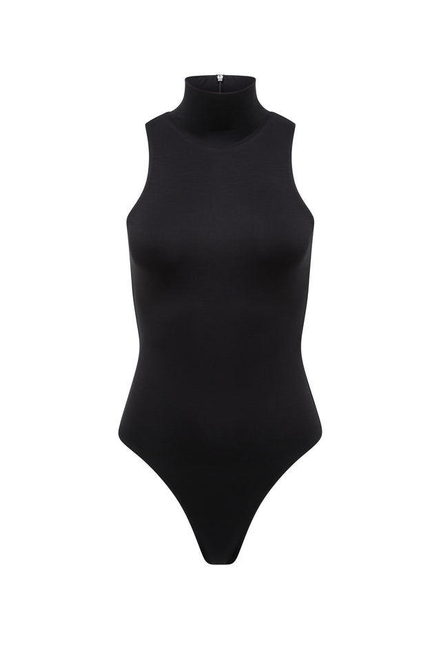 THE FINLEY BLACK BODYSUIT