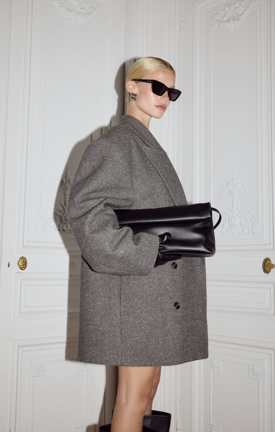 THE LINCOLN GREY OVERSIZED BLAZER