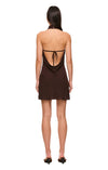 THE MYA CHOCOLATE DRESS | MODEL