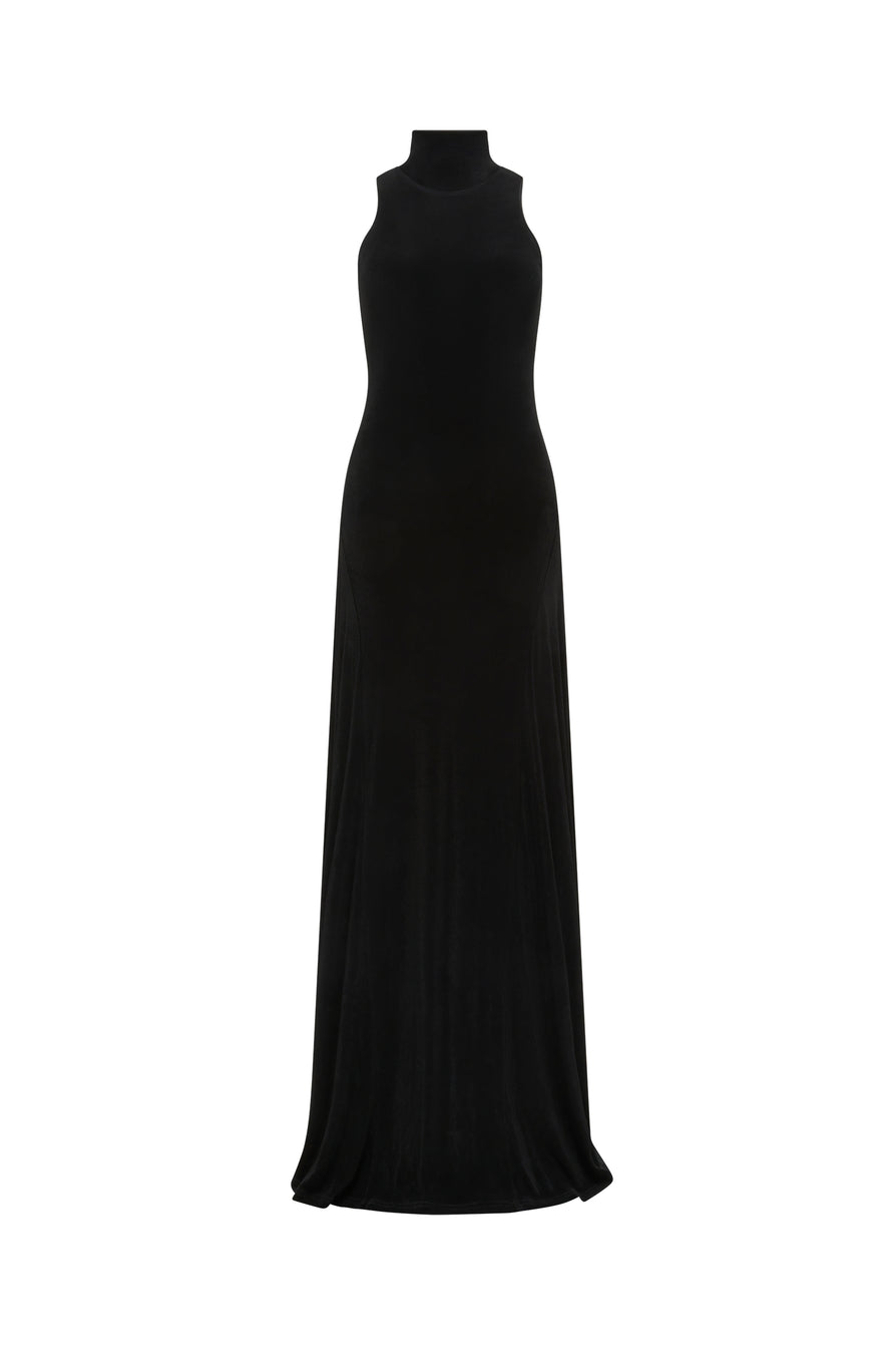 THE NERA BLACK MAXI DRESS | GHOST