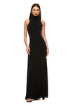 THE NERA BLACK MAXI DRESS | MODEL