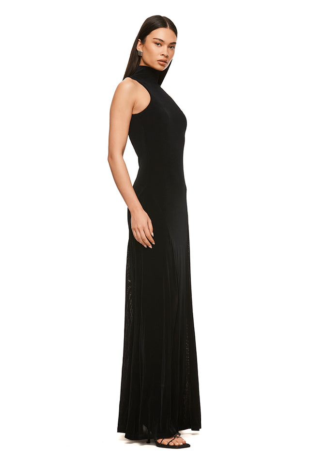 THE NERA BLACK MAXI DRESS
