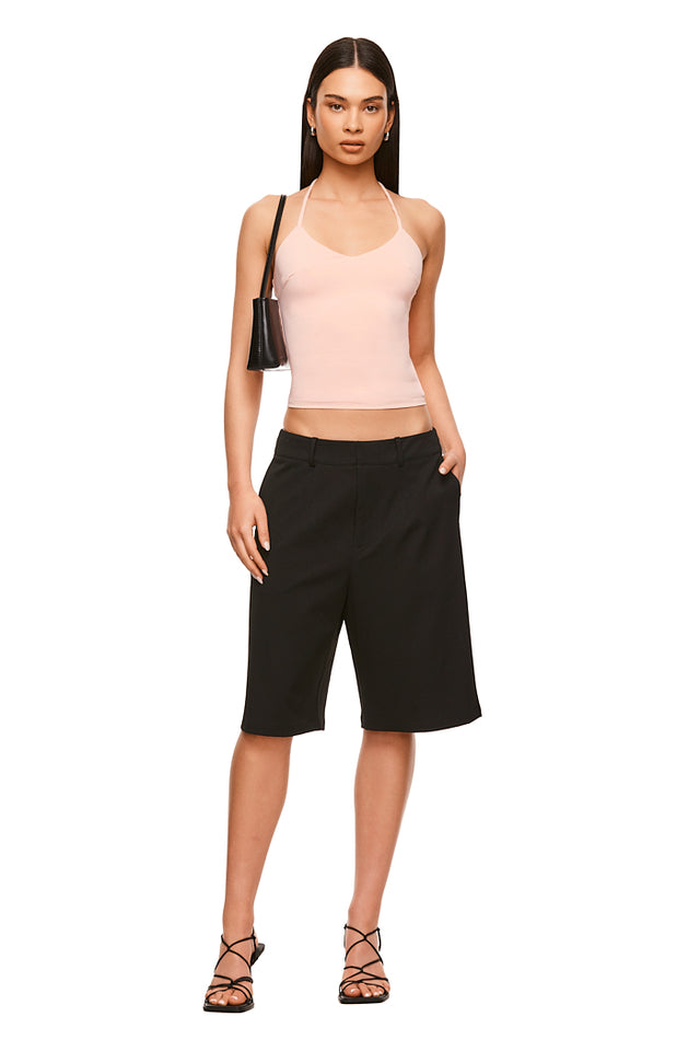 THE STEVIE PINK HALTER TOP