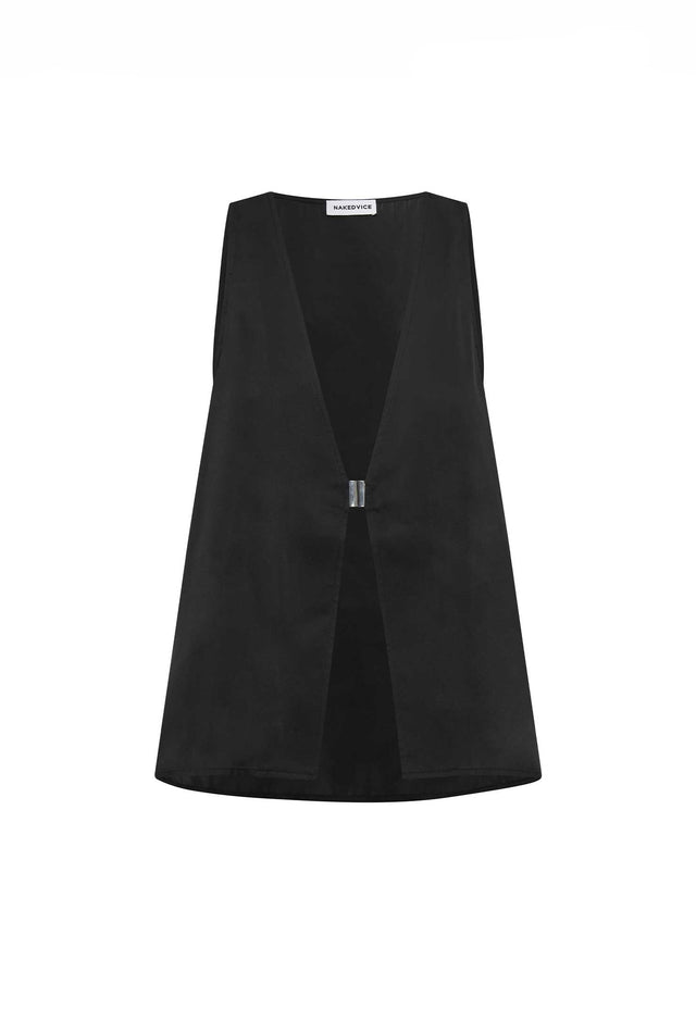 THE LANA VEST BLACK