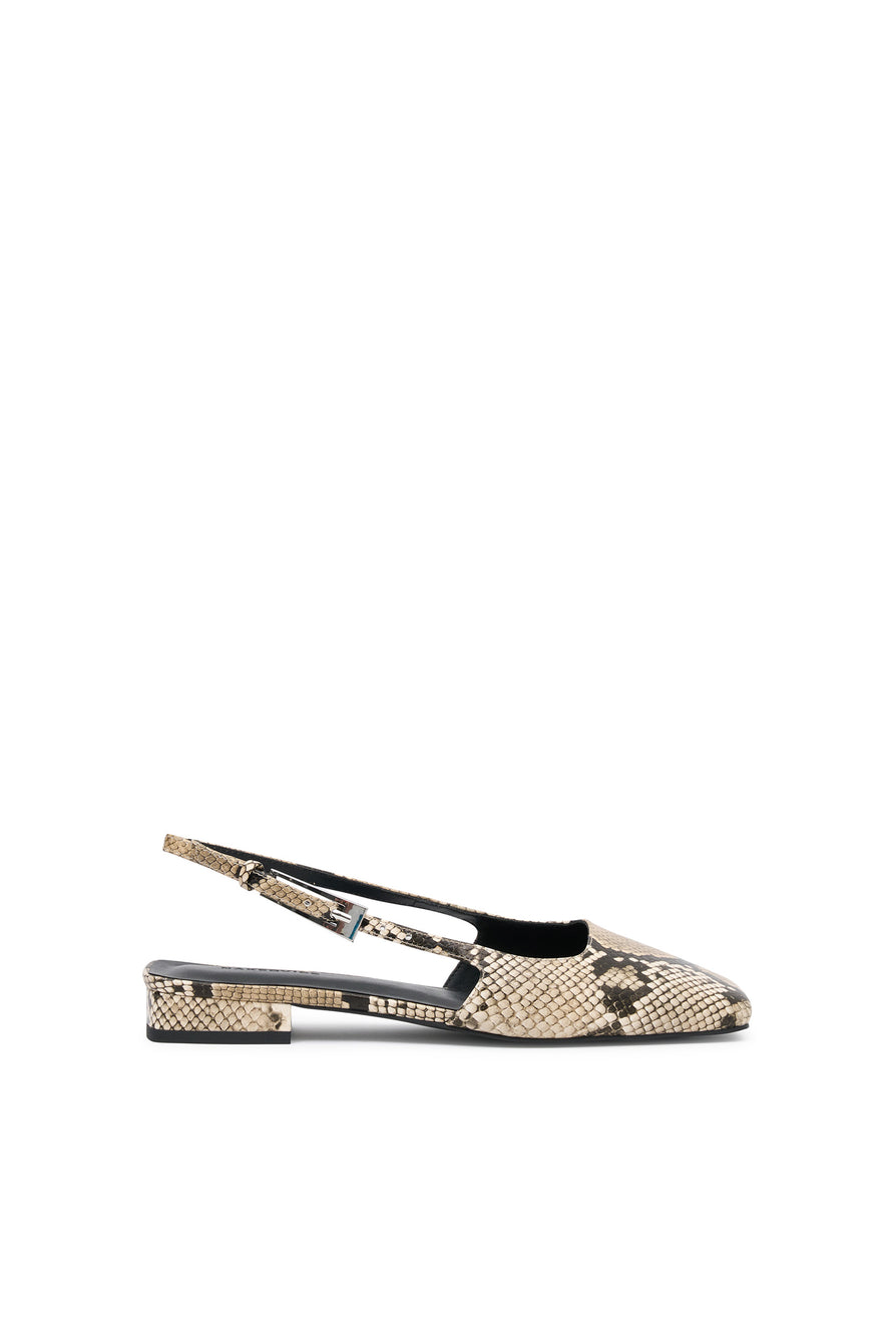 THE PENNY SNAKE PRINT FLAT | ghost