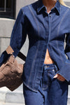 THE WATSON DARK INDIGO SHIRT | social