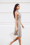 THE TALULAH CHECK MIDI SKIRT | CAMPAIGN