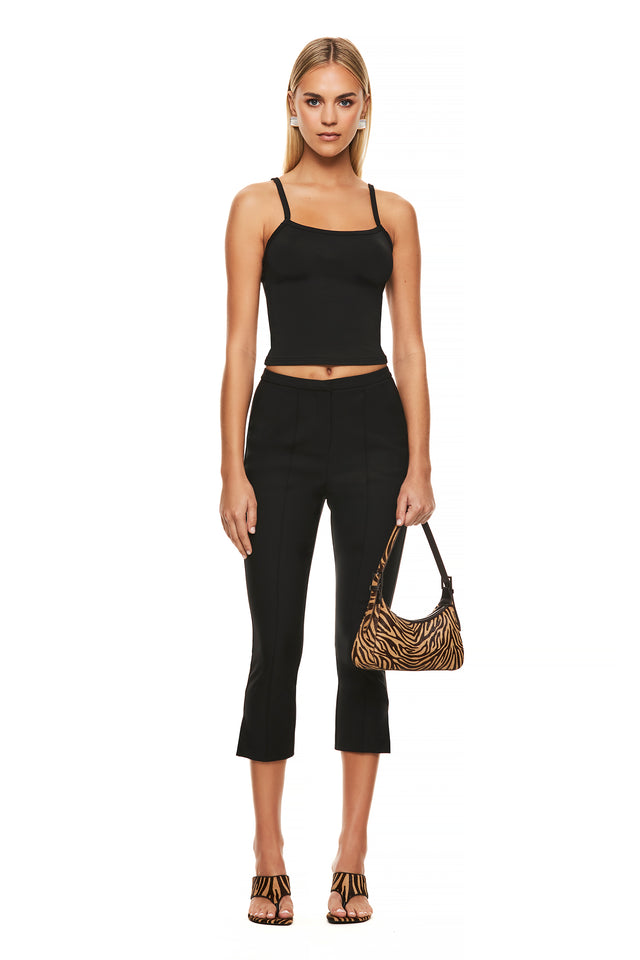 THE SHILOH BLACK CAPRI PANT 