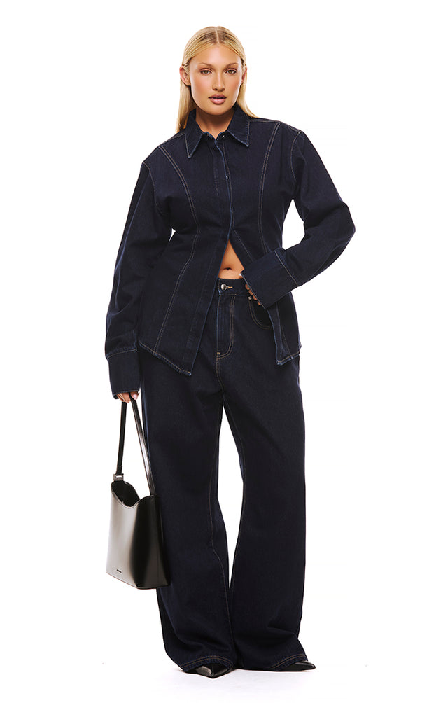 THE WATSON DARK INDIGO SHIRT 