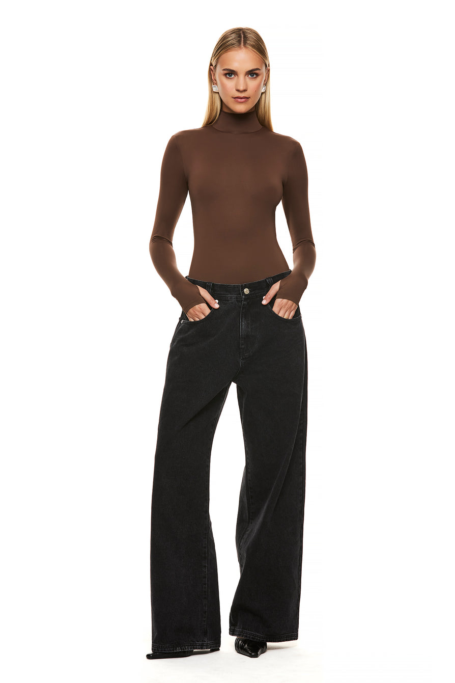 THE EMERY CHOC BODYSUIT | model