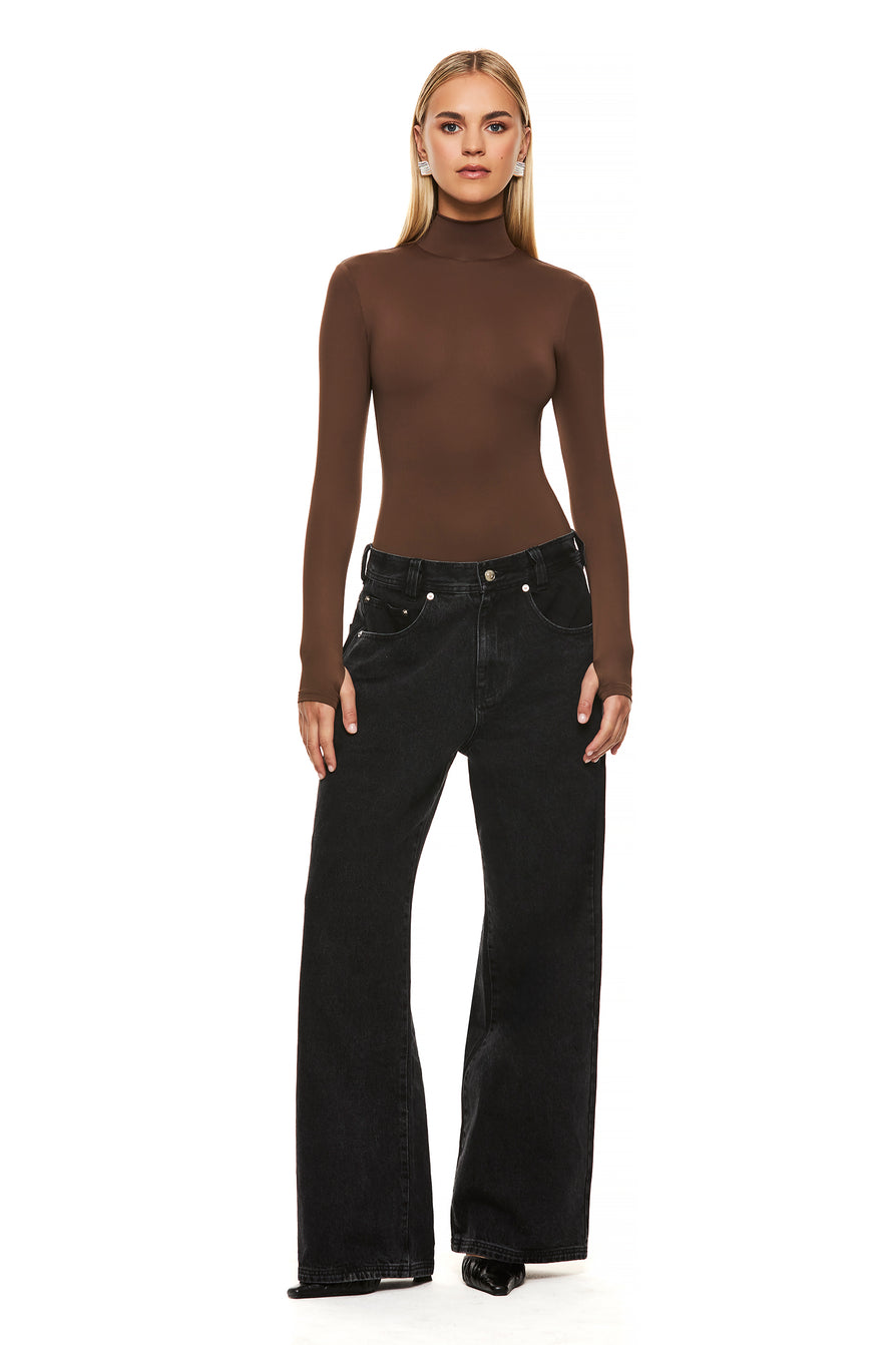THE EMERY CHOC BODYSUIT | model