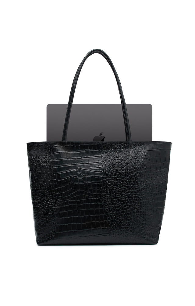 THE BEAU CROC TOTE 