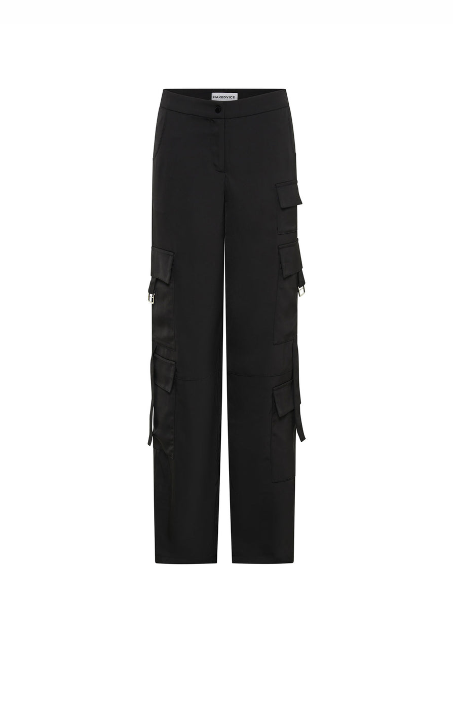 The Camille Pant, Black Cargo Pant