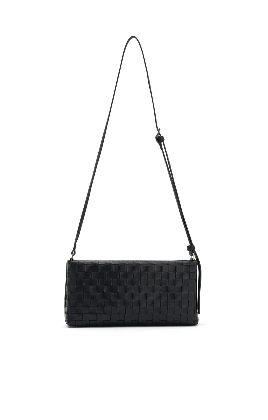 THE COURTNEY BLACK CROSSBODY BAG  | ghost