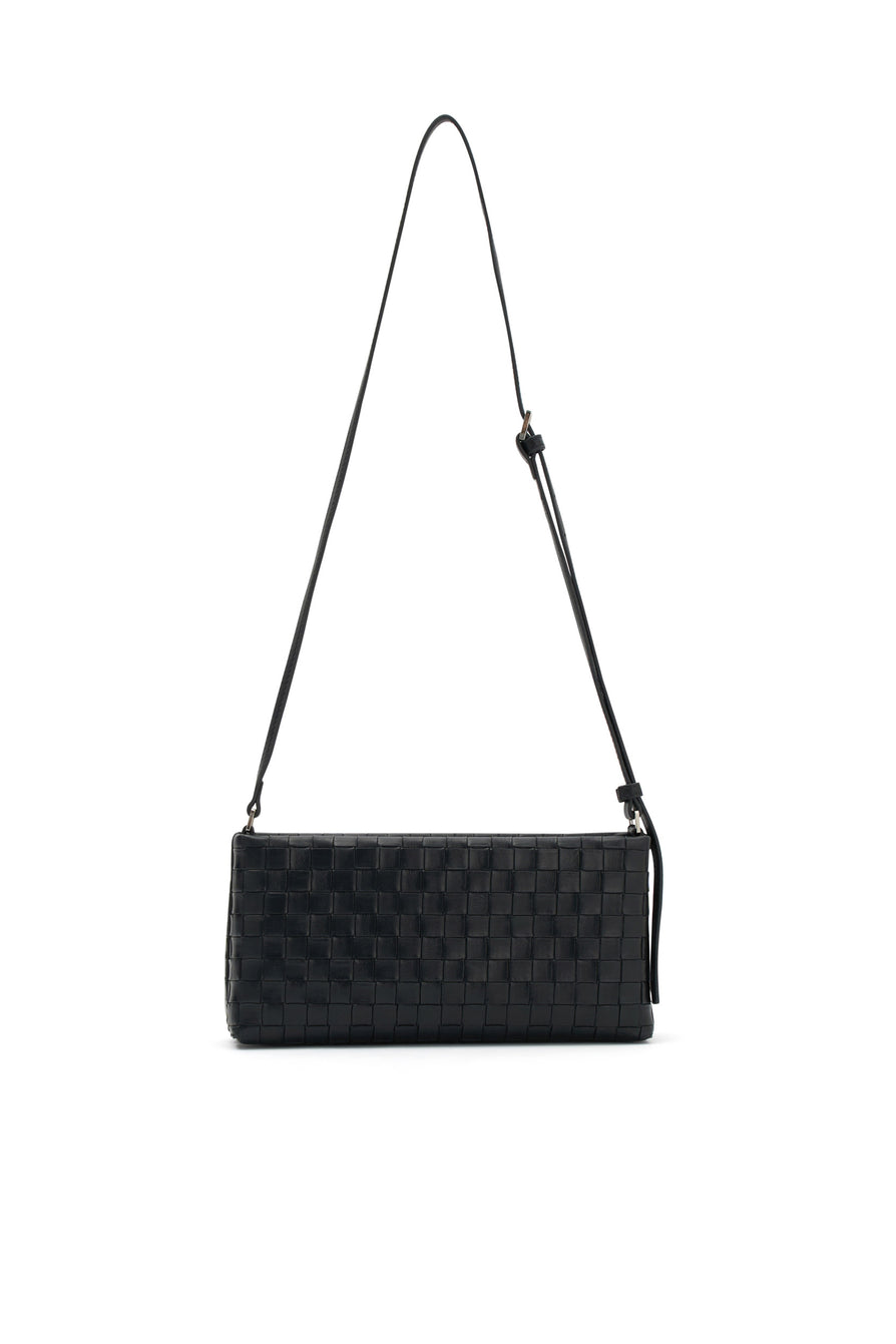 THE COURTNEY BLACK CROSSBODY BAG  | ghost