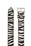 THE DUKE ZEBRA BELT | GHOST