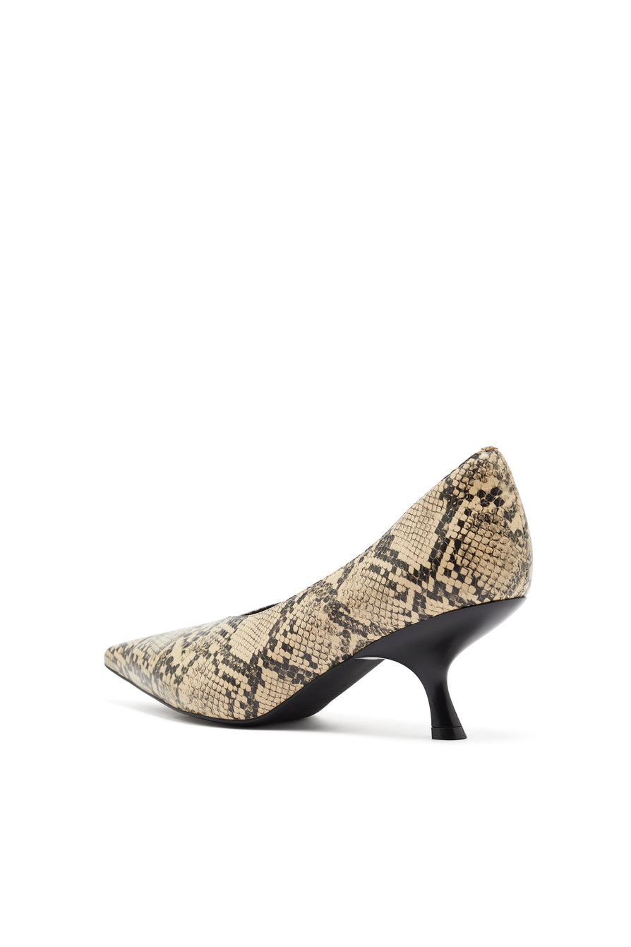THE HILTON SNAKE HEEL