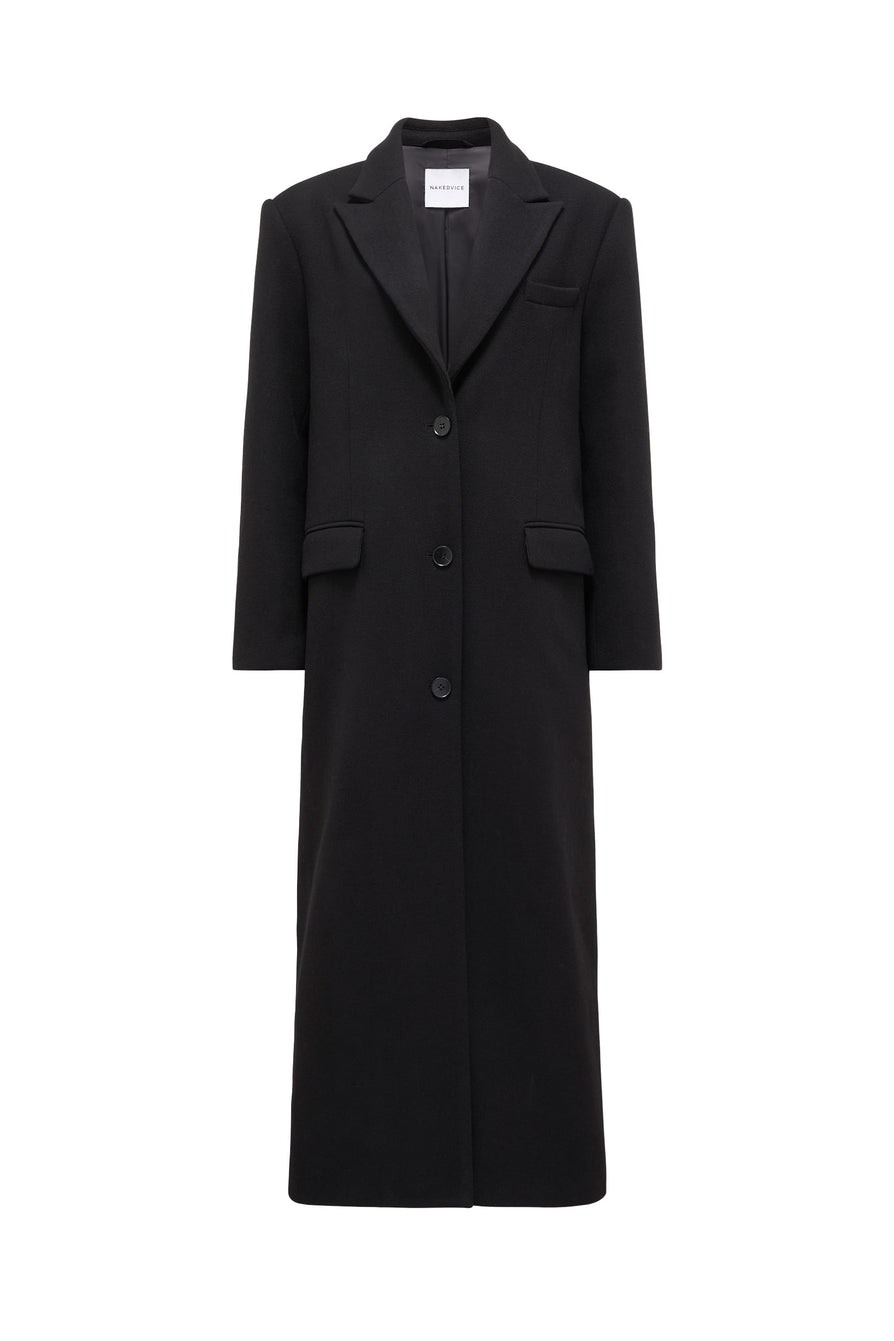 THE ISLA BLACK COAT | ghost