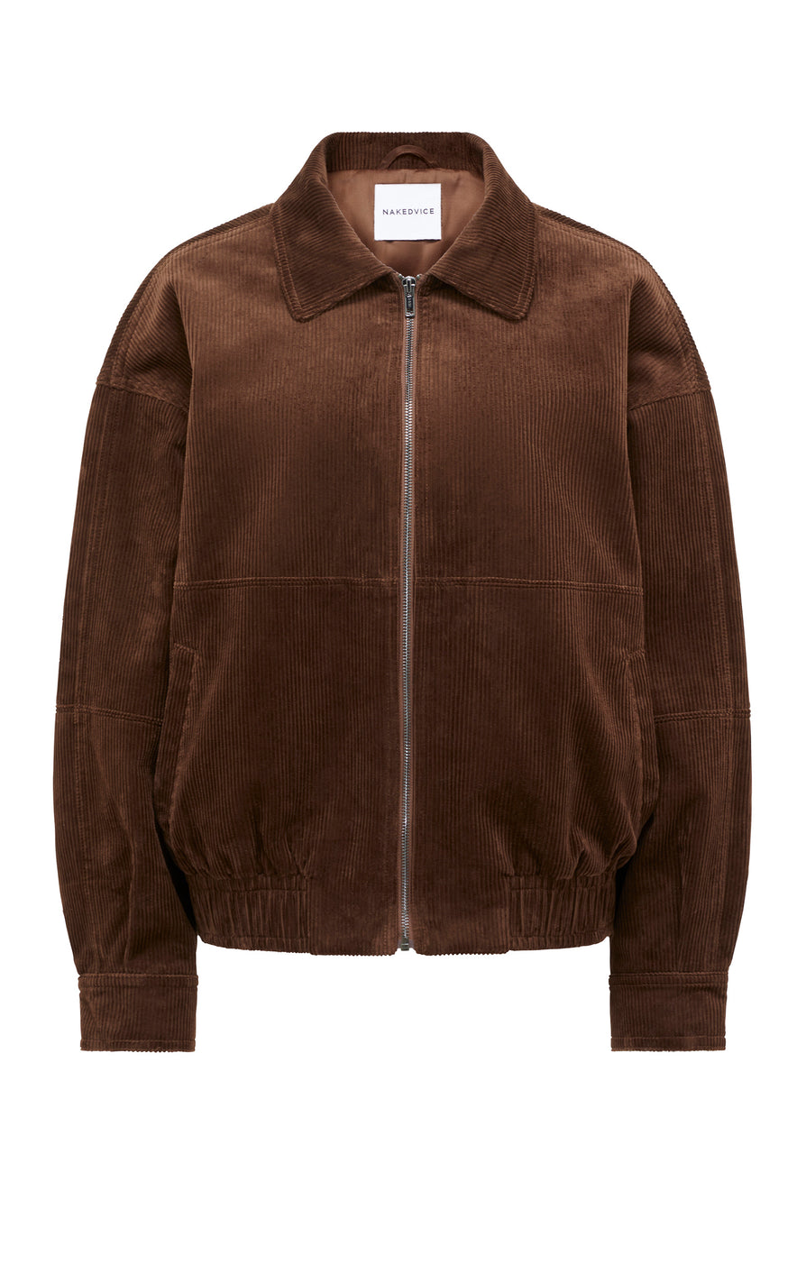 THE JUDE BROWN CORD BOMBER JACKET | GHOST