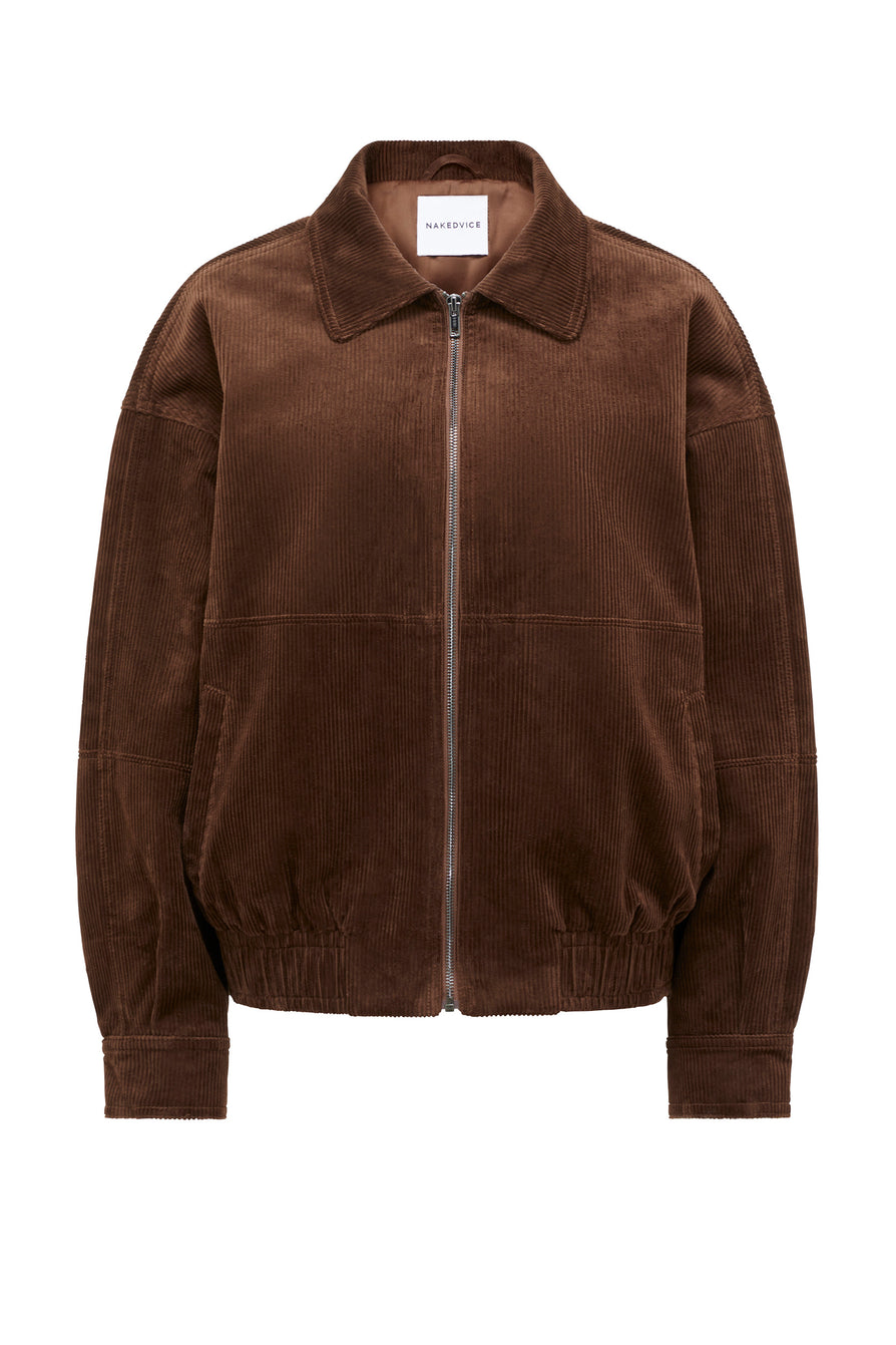 THE JUDE BROWN CORD BOMBER JACKET | GHOST