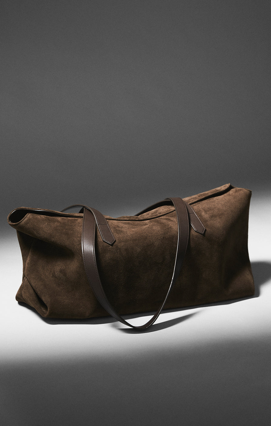 THE POPPY COFFEE SUEDE TOTE | LIFESTYLE