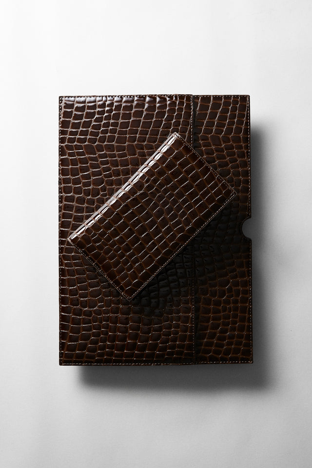 THE BASS COFFEE CROC LAPTOP SLEEVE 