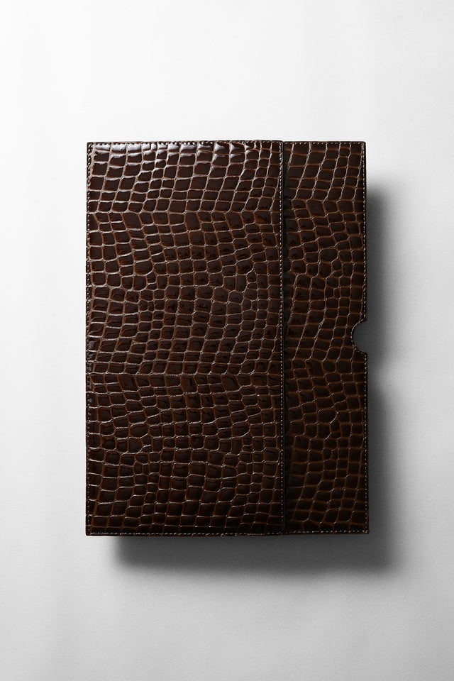 THE BASS COFFEE CROC LAPTOP SLEEVE 