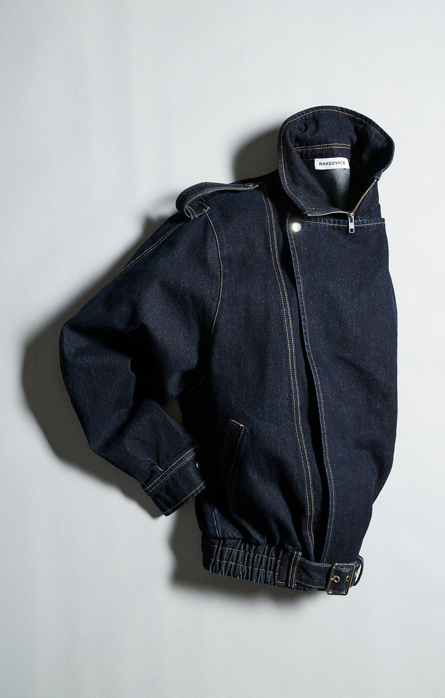 THE RORI RAW INDIGO DENIM JACKET | LIFESTYLE
