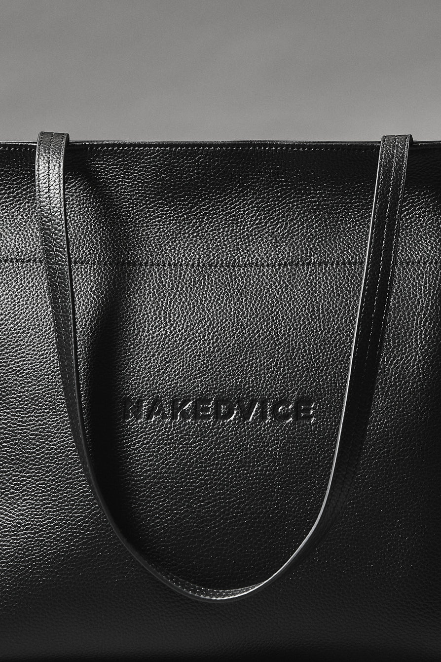 THE NORA BLACK TOTE | LIFESTYLE