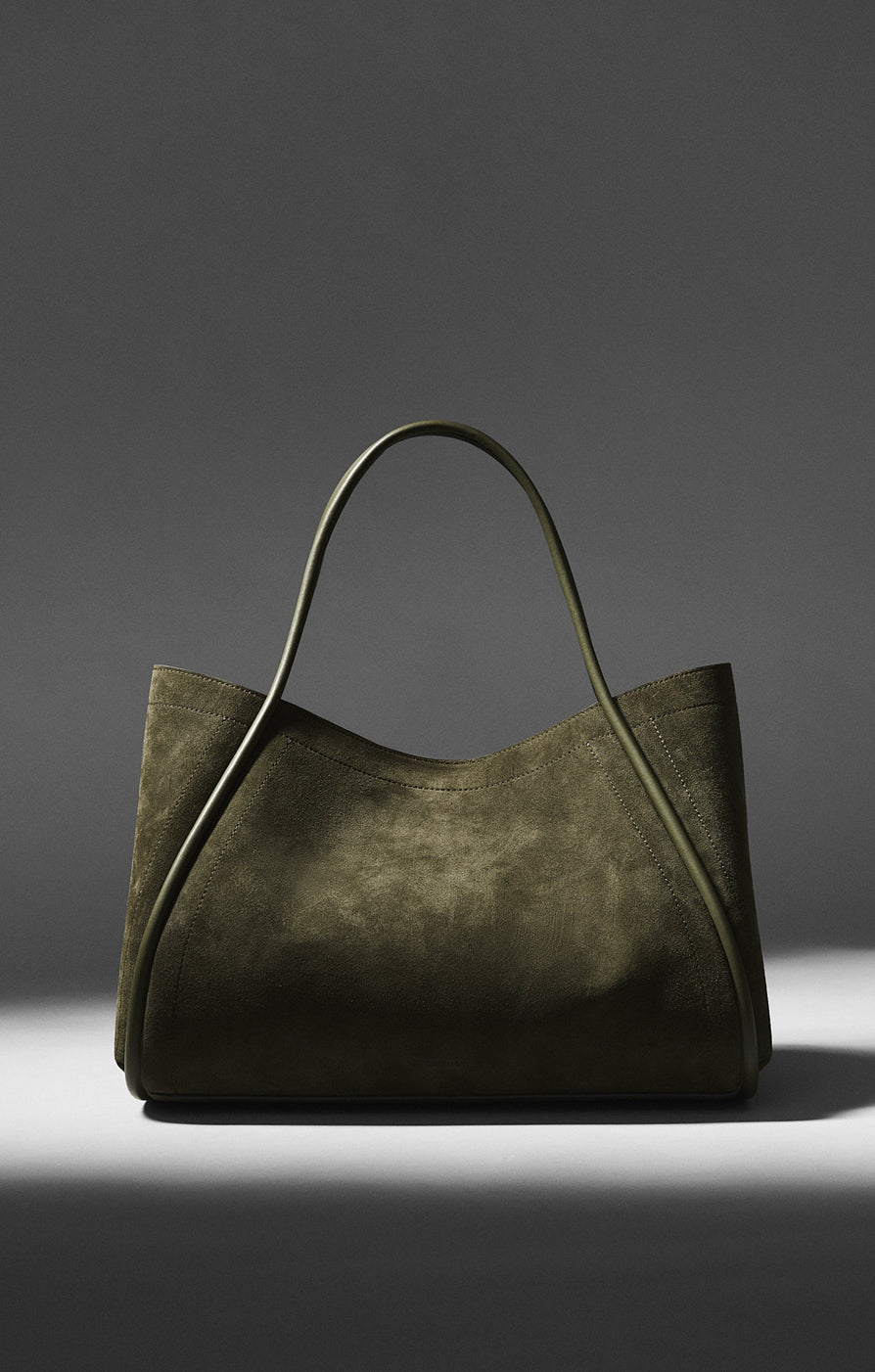 THE NYLA KHAKI SUEDE BAG | LIFESTYLE