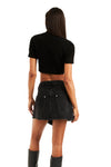 THE SANA SKIRT BLACK | model