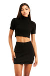 THE PEARL BLACK SKIRT