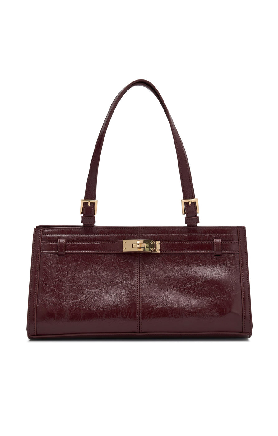 THE LUNA BURGUNDY BAG | GHOST