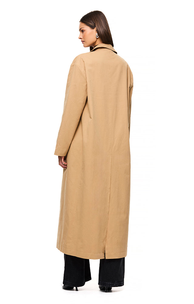 THE MONTAGUE SAND TRENCH COAT 