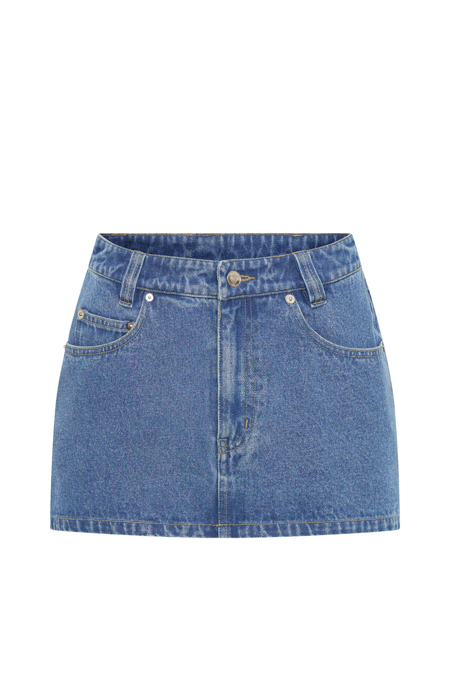 Morgan mid blue skirt | ghost