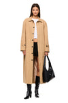 THE MONTAGUE SAND TRENCH COAT | model